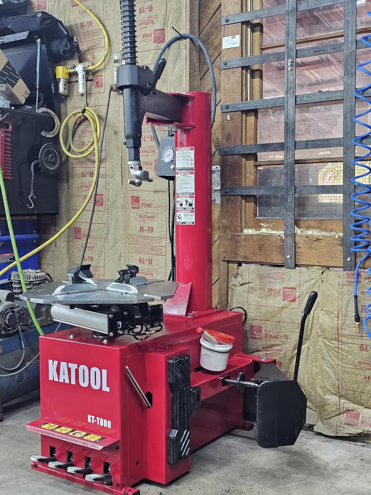 KATOOL 2.0HP Tire Changer Machine Inside Clamp 14