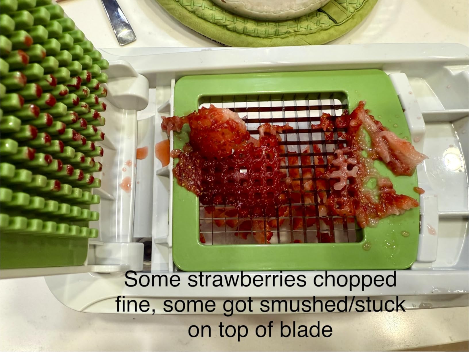 MUELLER HOME Pro-Series 10-in-1, 8 Vegetable Chopper & Mandoline Slicer | Food-Prep Tool, Fruit Cutter, Dicer, Veggie Chopper with Container, Kitchen Essentials, House Warming Gifts New Home, Black customer photo 2