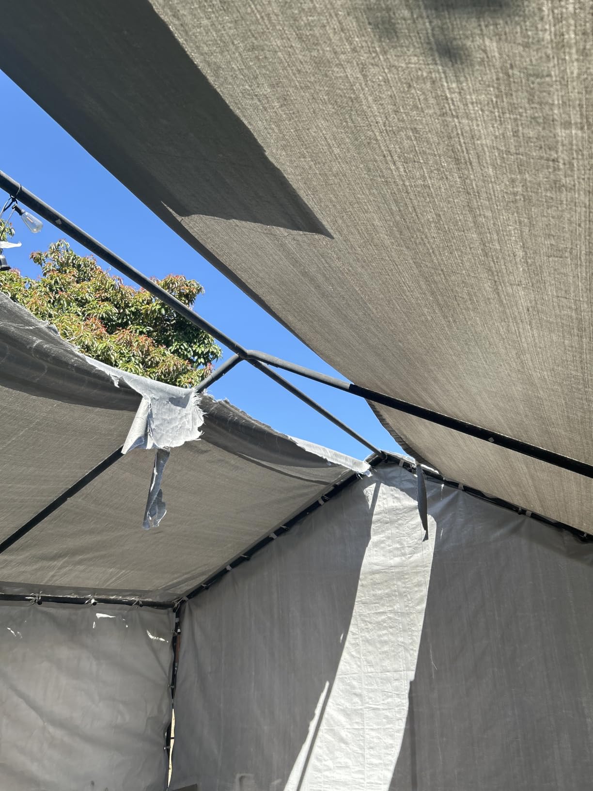 VEVOR Heavy Duty Metal Carport, 12' x 20' Outdoor Carport with Galvanized Steel Frame & Roof, Car Tent Garage Shade with Removable Sidewalls, Multi-Use Car Shelter for Pickup, Boat, Car & Tractors customer photo 1