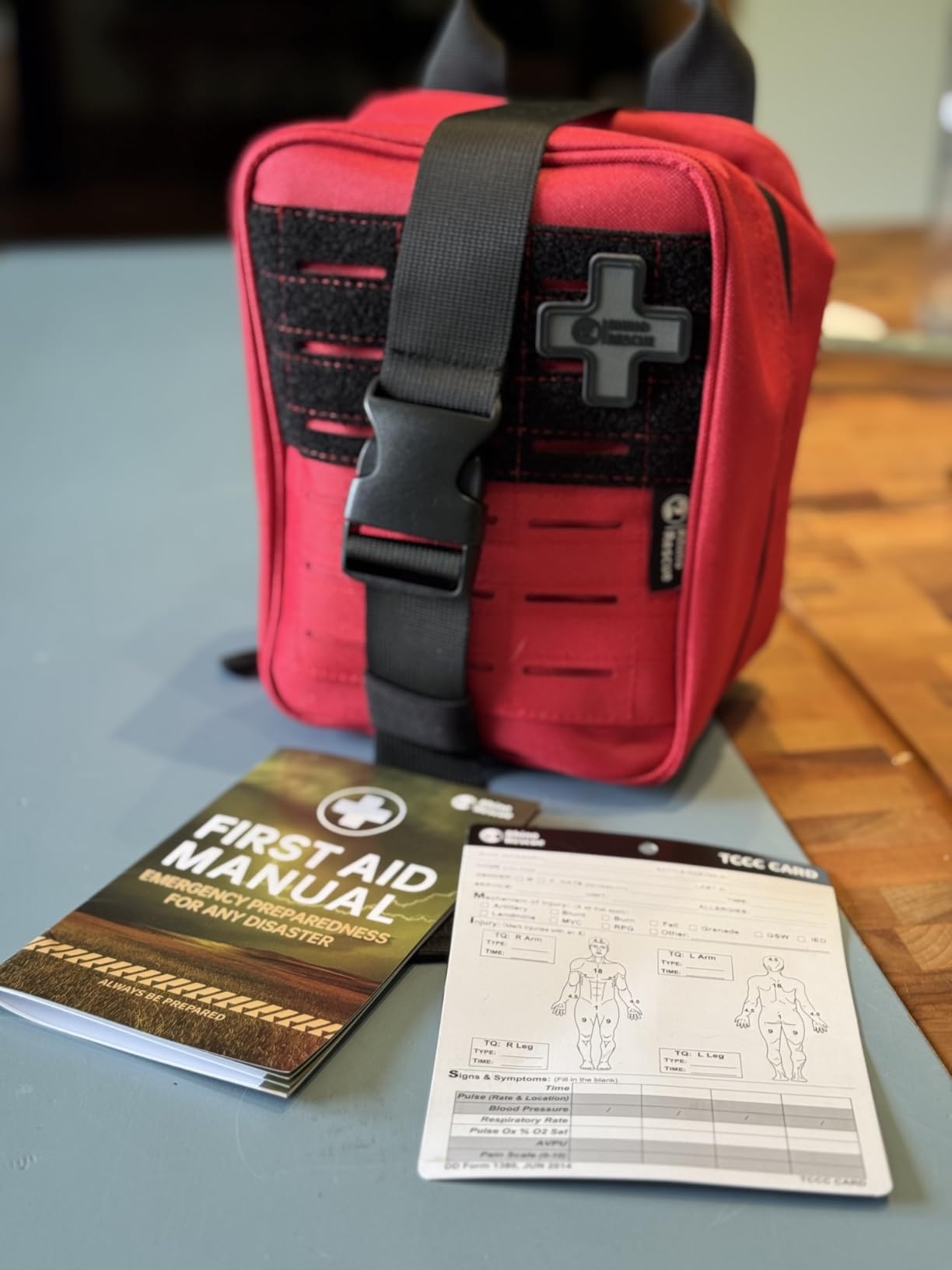 RHINO RESCUE IFAK Trauma Kit Standard with CAT Tourniquet Camouflage | Military-Grade, Massive Bleeding Control, Tactical Molle Pouch, Professional First Aid Kit, HSA/FSA Approved customer photo 2