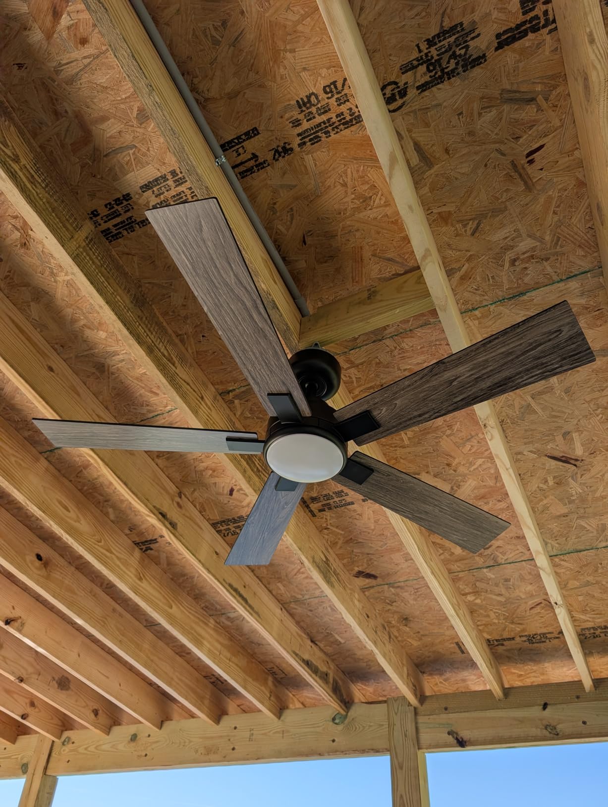 52 Inch Black Ceiling Fans with Lights and Remote customer photo 1