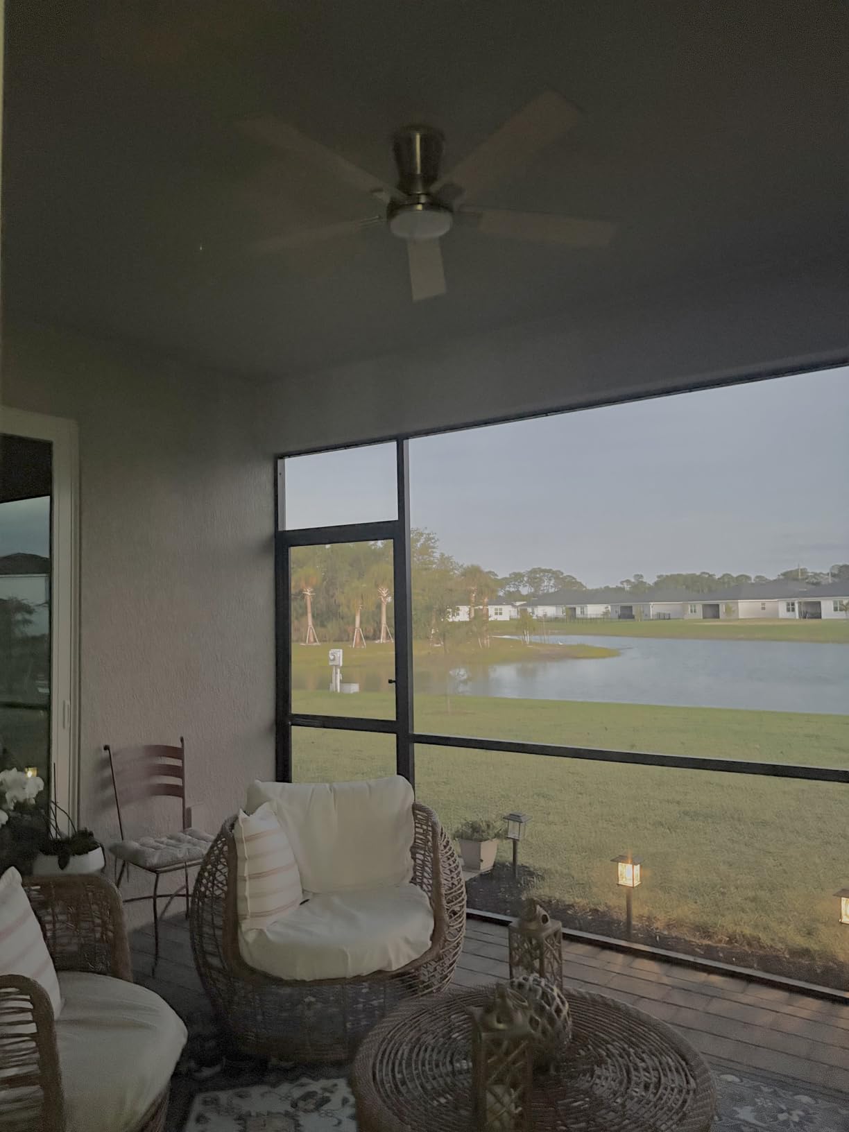 52 Inch Black Ceiling Fans with Lights and Remote customer photo 2