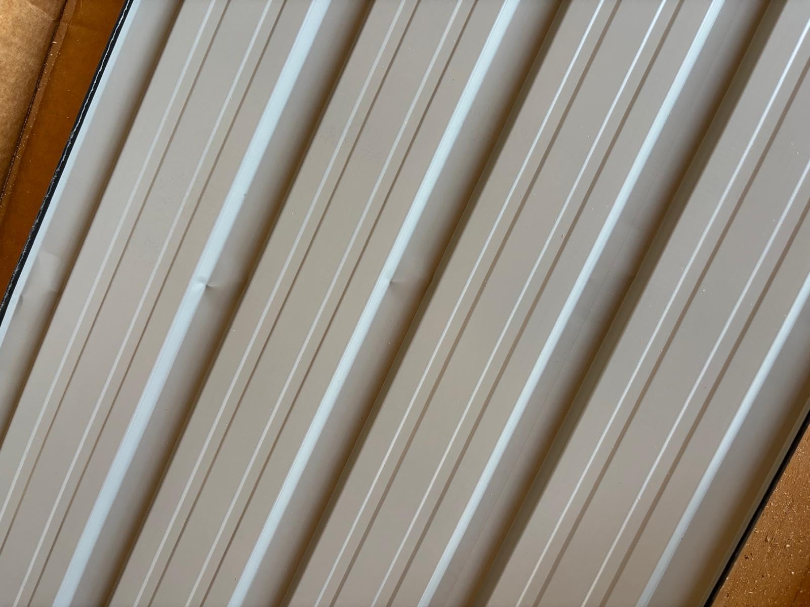 Galvanized Steel Roofing Panels, L73.2inch×W16.77 inch Metal Roof Panels, Corrugated Roofing Panels for Garages, Sheds, Stables and Mobile Homes, Black (15PCS) customer photo 1