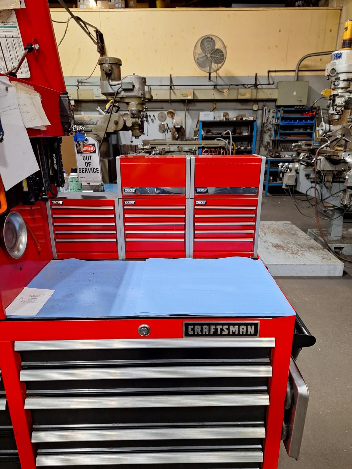 VEVOR Metal Tool Box, 20.5-inch, Portable Metal Tool Box with 3 Drawers, Small Tool Chest with EVA Liners, Ball Bearing Slide Drawers Locking & Powder Coated Finish, Multi-Function Tool Organizer customer photo 1