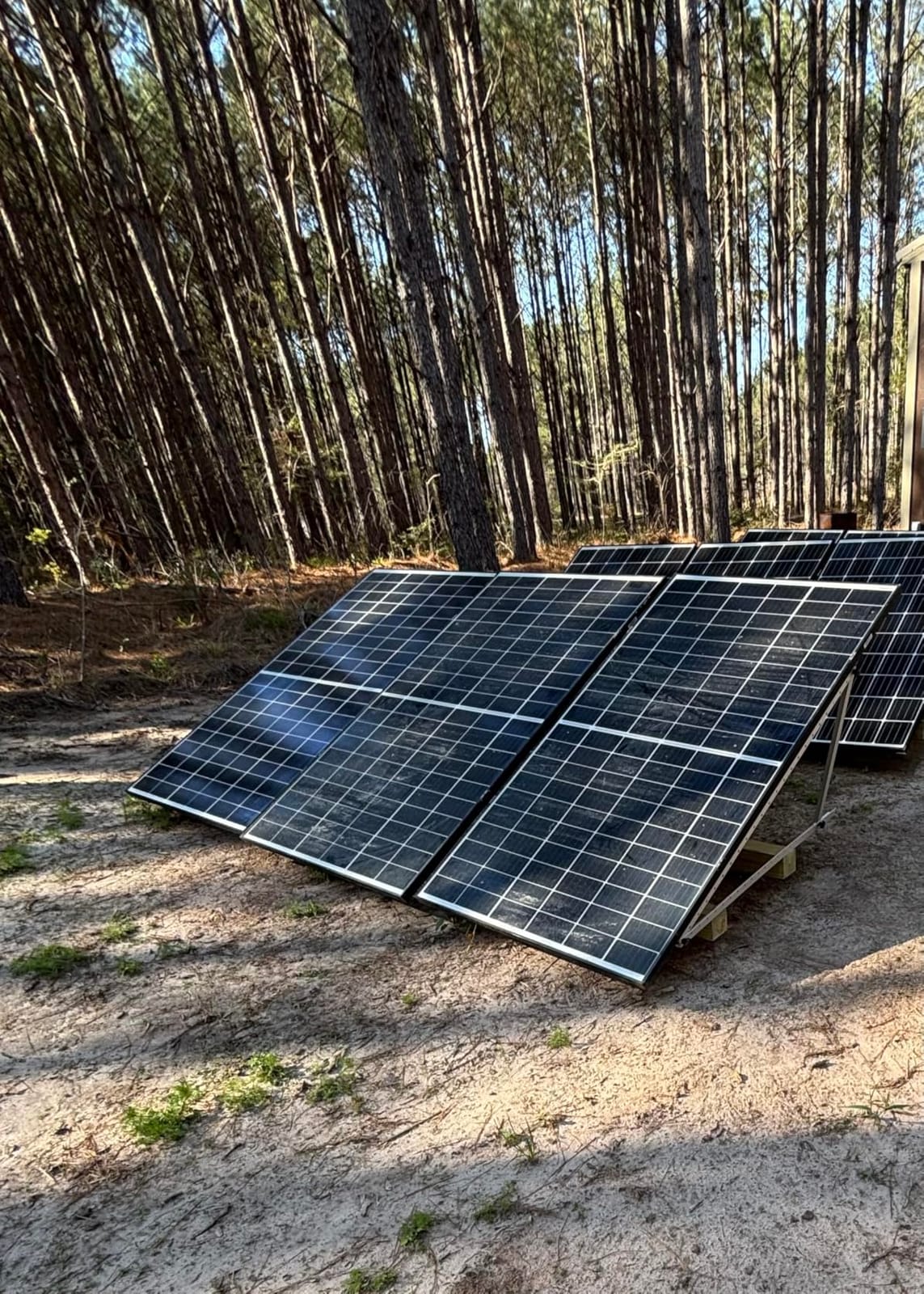 Upgraded 47in 4 Sets Adjustable Solar Panel Tilt Mount Brackets, Foldable Tilt Legs, Support 100 200 300 400 500 Watt Solar Panels 4-8Pcs, Solar Panel Stand for Roof, Off-Grid, RV and Boat customer photo 2