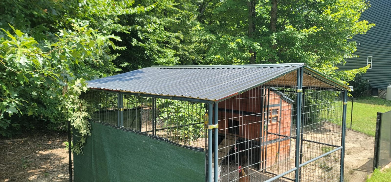 Metal Roof Panels 10 Pcs Roofing Panels Galvanized Steel with Screw Resistant,Versatile and Durable Suitable for Garages,Sheds, Stables and Mobile Homes Gray customer photo 1
