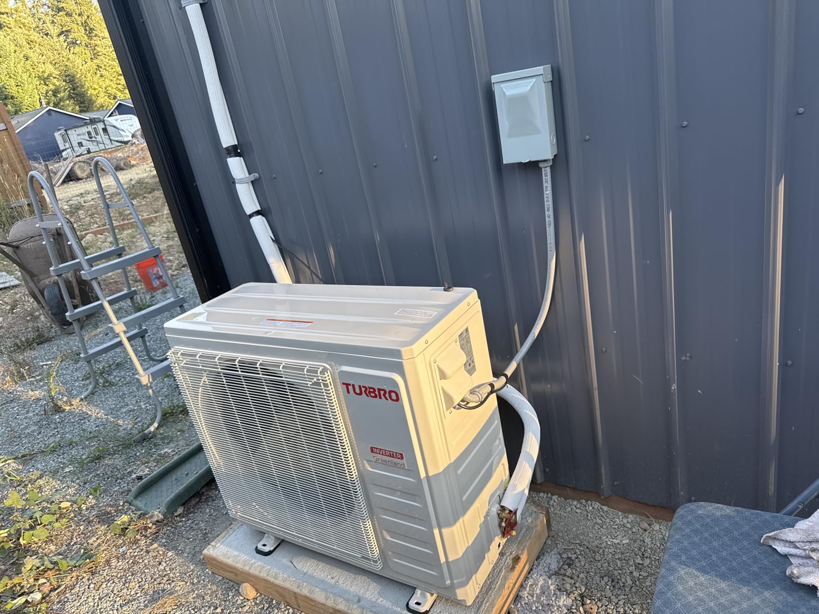 TURBRO 12,000 BTU Ductless Mini Split Inverter AC with Heat Pump 23 SEER2 | R454B 115V 1 Ton Inverter AC System, Energy Star, WiFi Control, Up to 750 Sq Ft, With Installation Kit, Greenland customer photo 1
