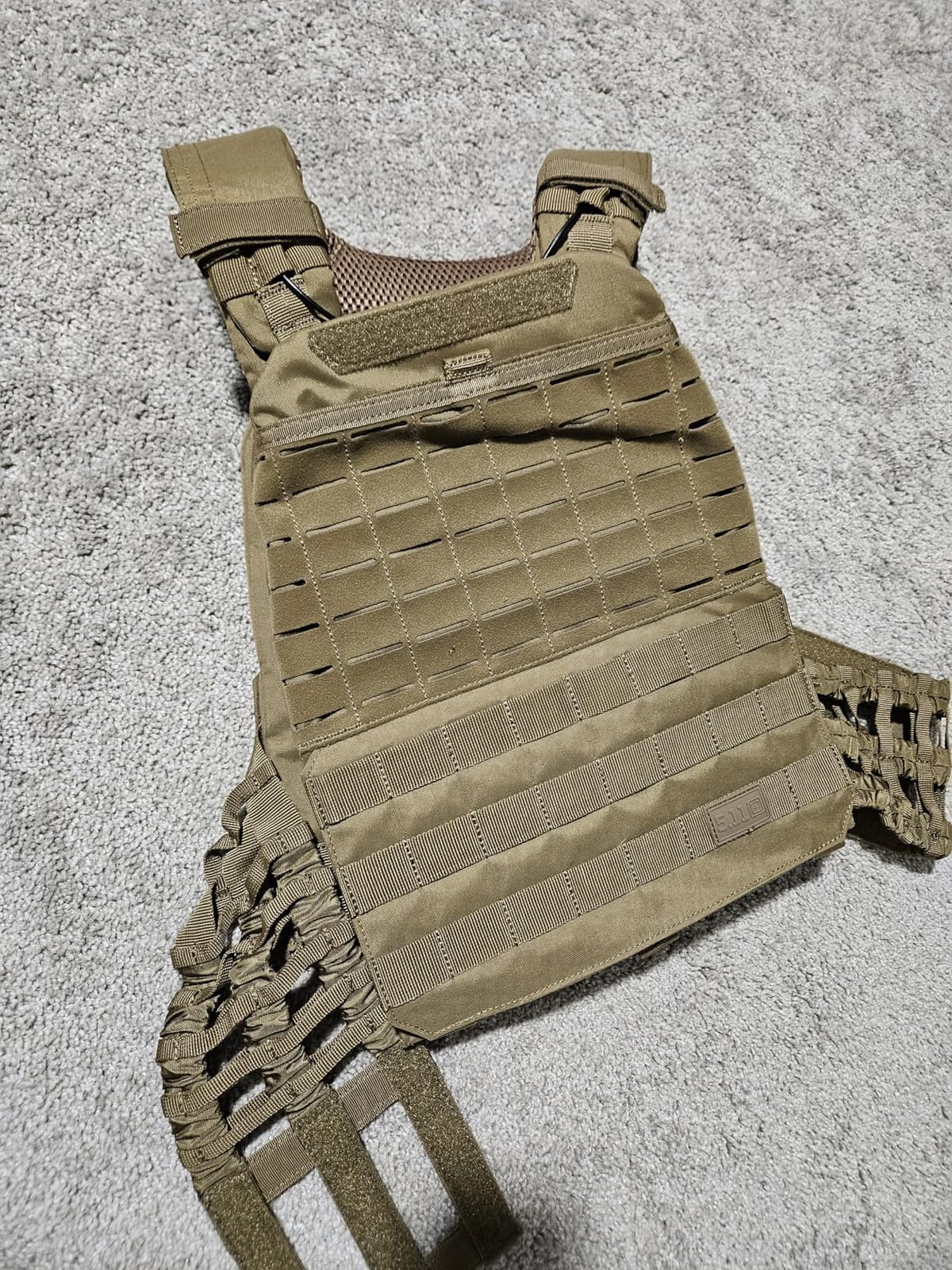 5.11 Tactical TacTec Plate Carrier Professional Vest Molle, Kangaroo | Style 56100ABR, Kangaroo, 500D Nylon, Adjustable Shoulder Strap, Lightweight, Law Enforcement Military Gear, Durable, Carrier customer photo 2