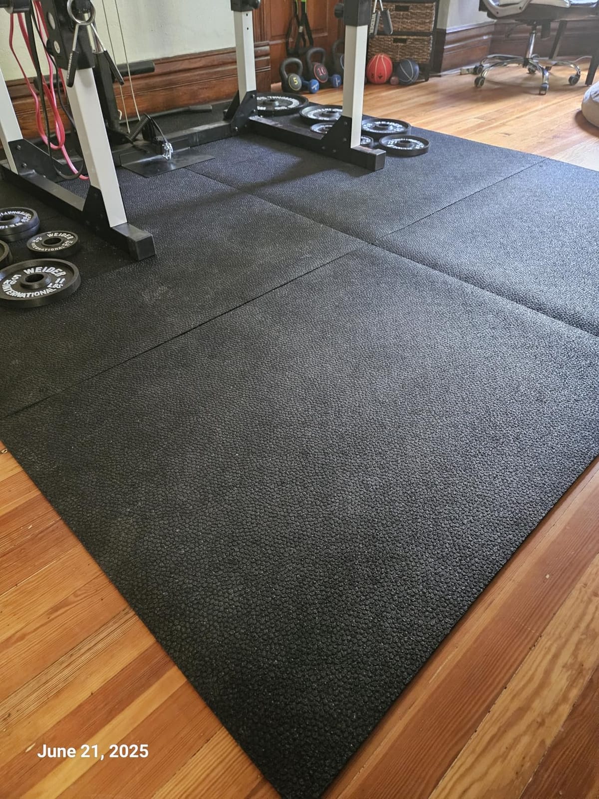 Mohawk Home Heavy Duty Rubber Stall Mat - Gym Floor- Under Dog Crate - All Purpose Utility 2'x3' - 1/2