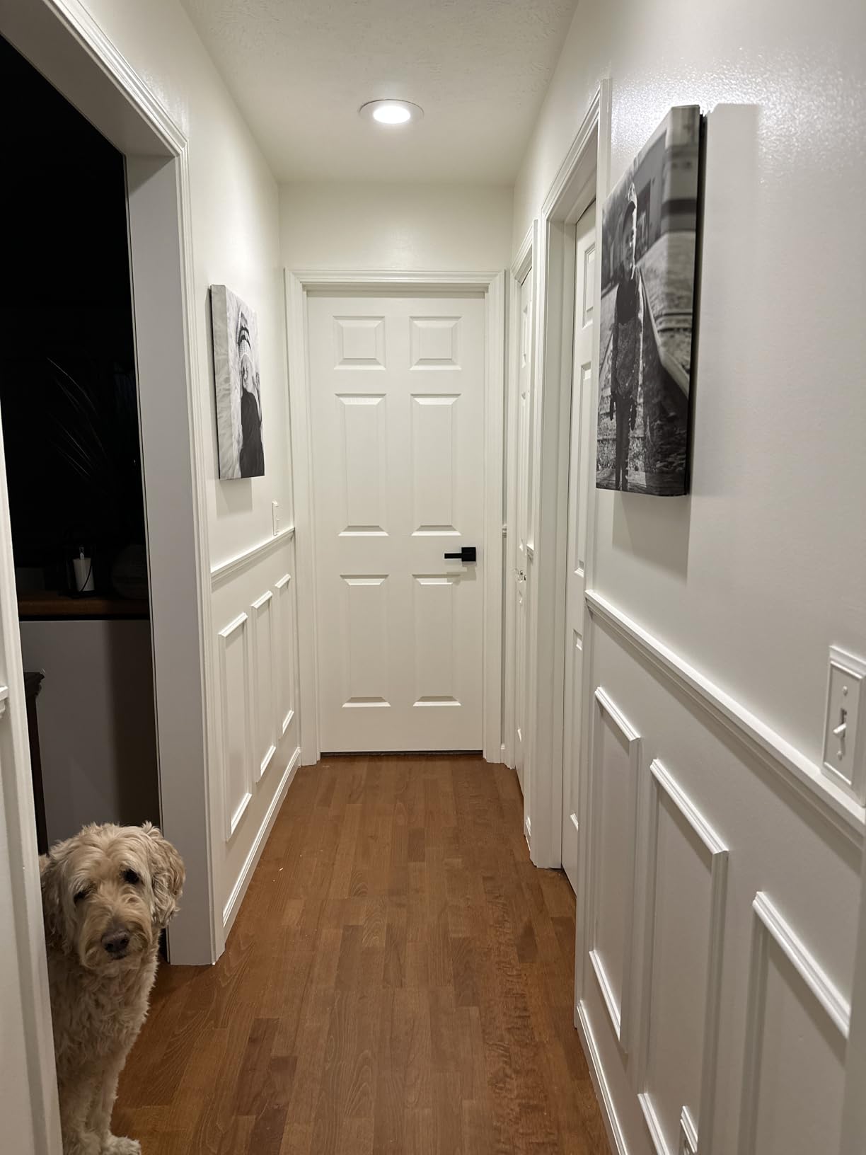 Colingmill Accent Wall Molding Kit Premade Panel, 3set, 31.4x31.4in | Wainscoting Panels, Peel and Stick, Wall Moulding, 3D, White, Pre Cut Picture Frame Trim, for Walls Home Decoration customer photo 2