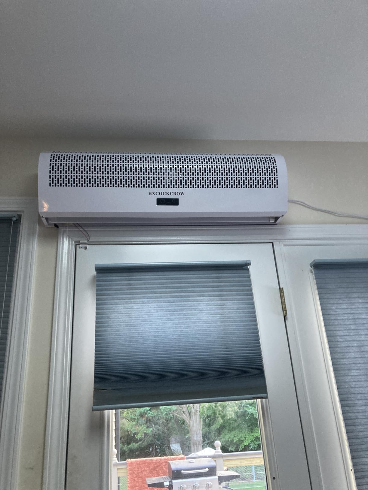 36 Inch Commercial Air Curtain for Doors Wall Mounted Fan | 1350CFM/2363FPM Strong Airflow, Auto Door Magnetic Switch, Keep Flies Out, Block Heat/Cold for Restaurant/Garage/Warehouse customer photo 1