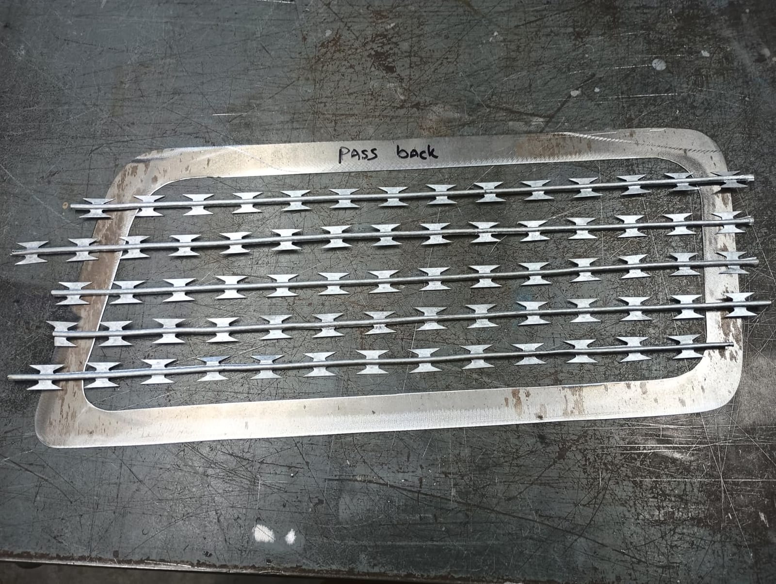 AggFencer 49ft Barbed Razor Wire, Hot-Dip Galvanized Barb Wire Roll customer photo 1