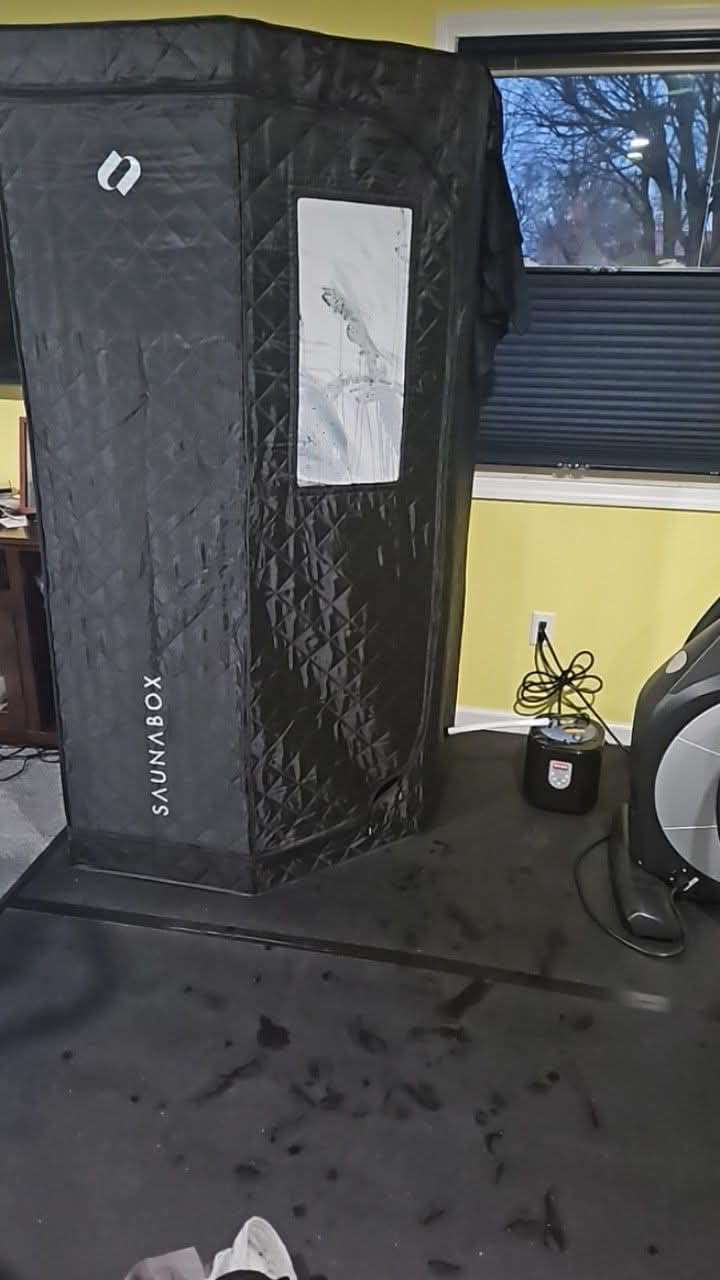 SAUNABOX® SmartSteam Kit Pro Portable Home Steam Sauna | 1 Person Sauna Tent customer photo 1