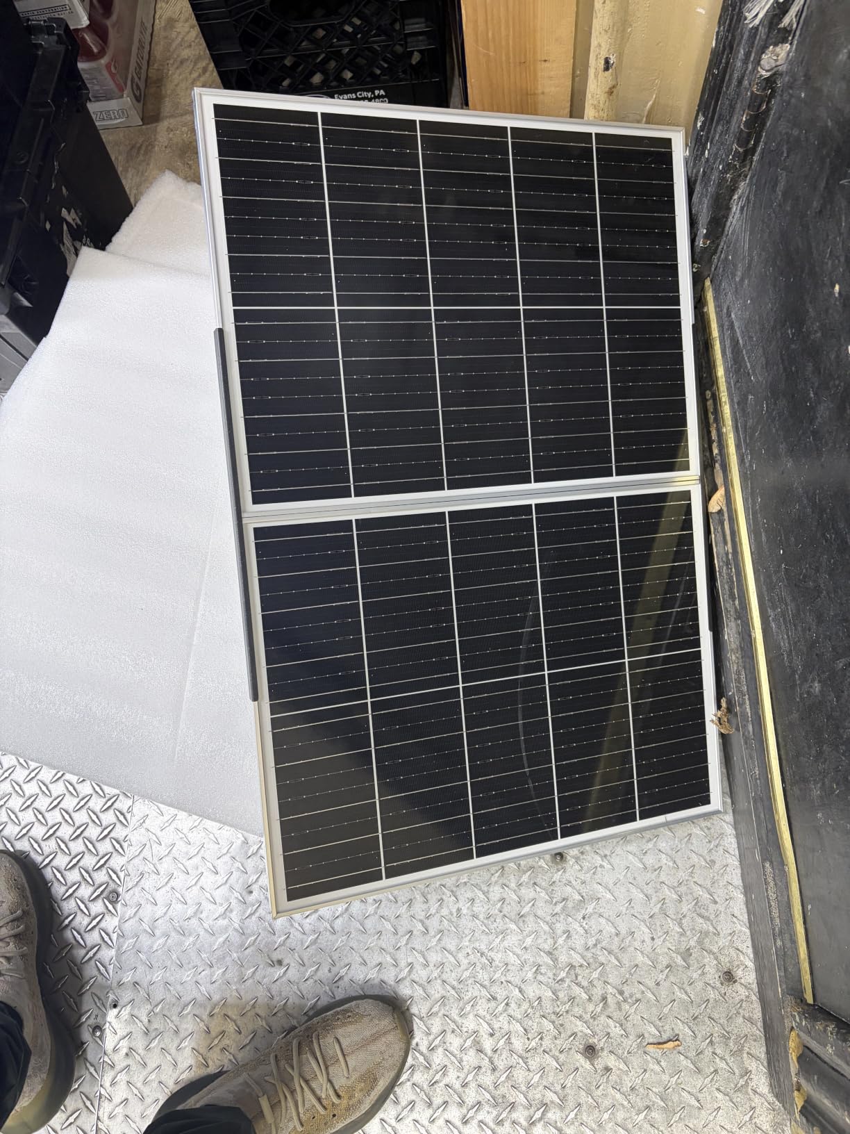 JAYNLT X-18000W Solar Street Lights Outdoor,Commercial Parking Lot Light customer photo 1
