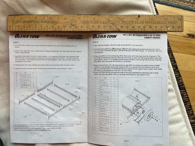 Ultra-Tow 5ft. x 8ft. Steel Utility Trailer Kit, 1715-Lb. Load Capacity customer photo 1