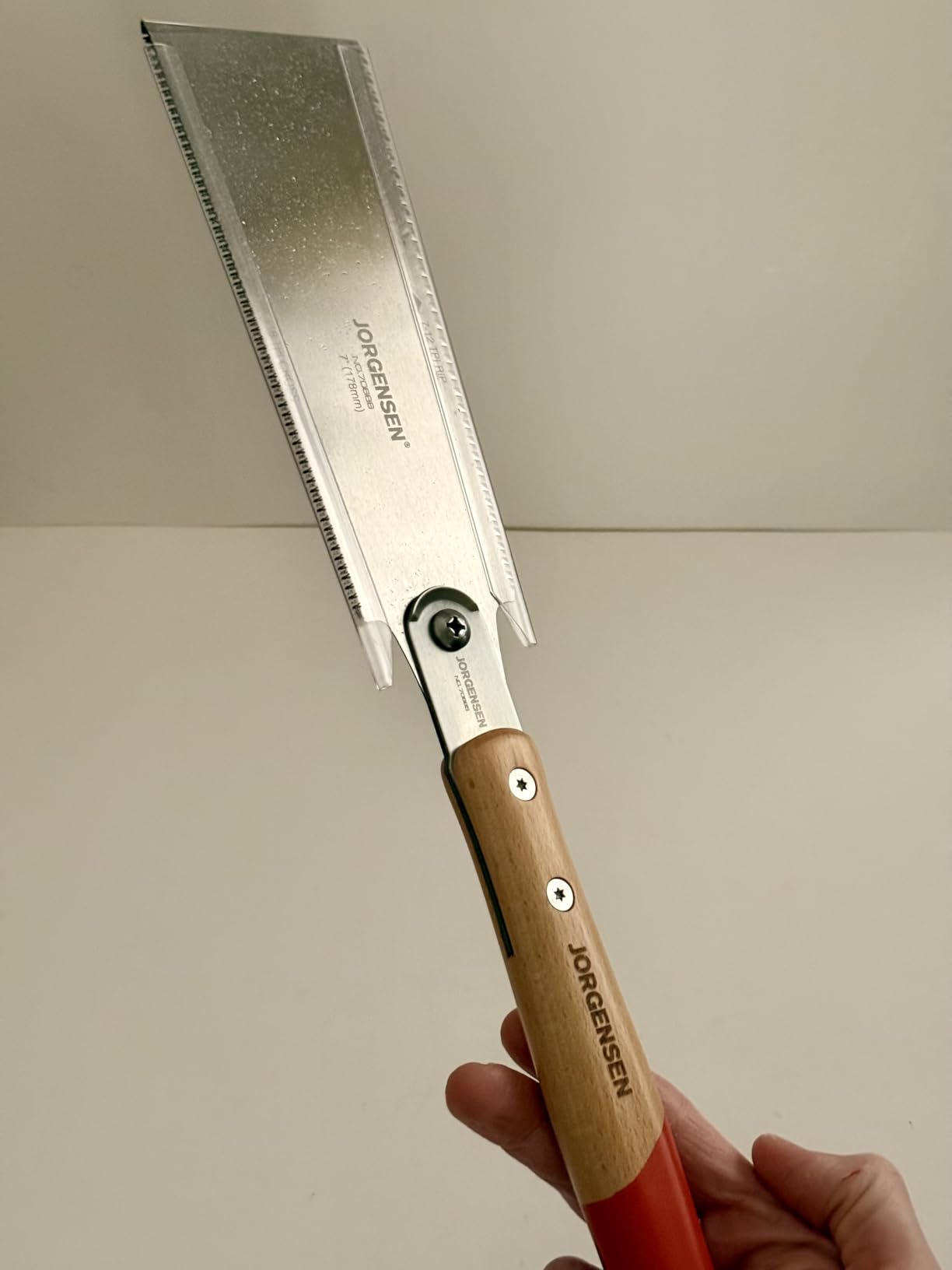 JORGENSEN RYOBA 7 Inch Double Edge Japanese Pull Saw customer photo 1