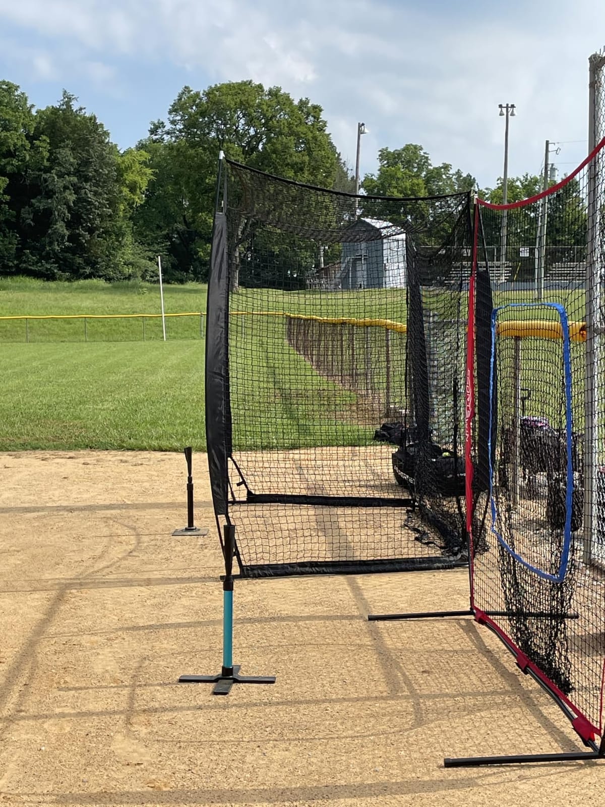 GoSports Baseball & Softball Portable Backstop Practice Net - 10 x 8 ft Hitting & Pitching Net for Backyard customer photo 2