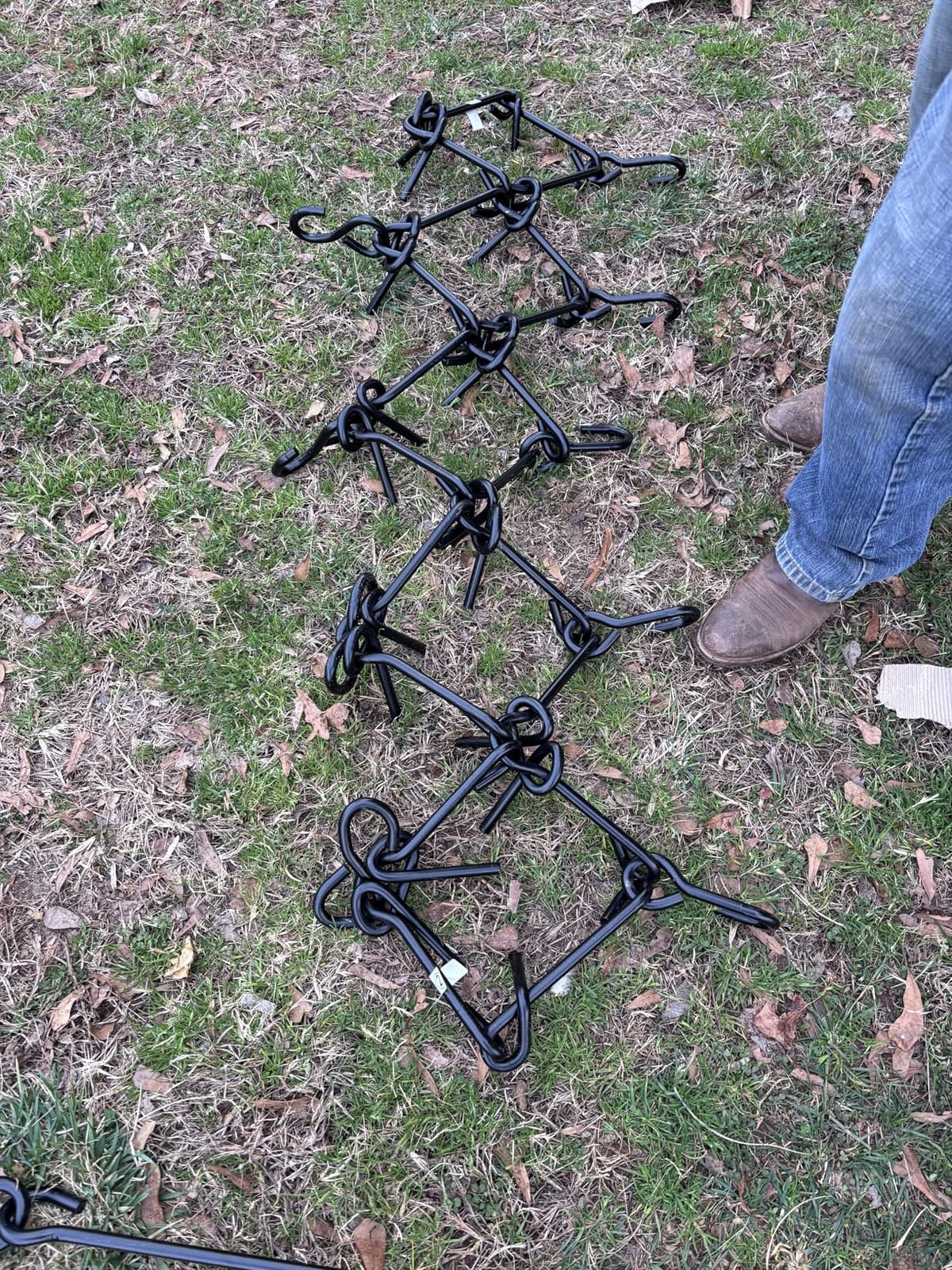 VEVOR Drag Harrow 4 ft x 4 ft Durable Chain Harrow with 69 Sharp Teeth | Suitable for ATV UTV Tractor, Ideal for Soil Preparation, Seeding, Smoothing Landscapes, and Yard Gravel Driveway Maintenance customer photo 1