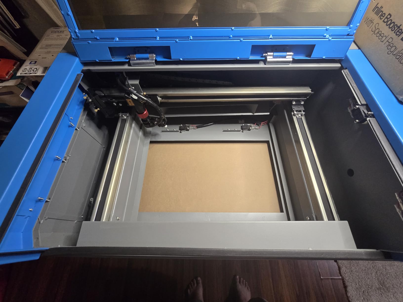 OMTech K40+ 45W CO2 Laser Engraver & Cutter with LightBurn customer photo 1