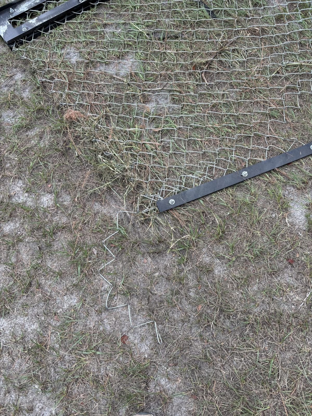 STIRLINGEAR 4'x5' Pre-Assembled Drag Harrow for ATV/UTV – Heavy Duty Rust-Resistant Mesh Harrow for Gravel Driveway, Lawn, Field & Soil Leveling – Steel Tow Behind Ground Leveler (Patent Pending) customer photo 1