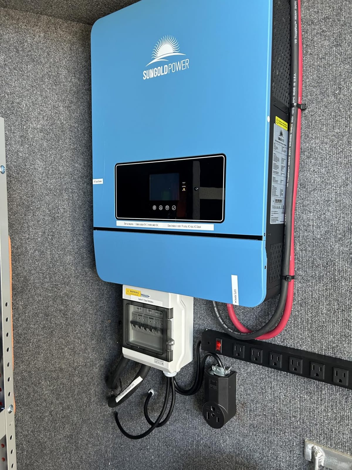 SUNGOLDPOWER 10000W 48V Solar Inverter, Built-in 2 MPPTs, Max 200A Battery Charging, Split Phase AC Input/Output 120V/240V(settable), Pure Sine Wave (BMS COMM) UL1741 SPH10048P customer photo 2