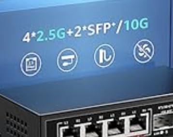 YuanLey 8-Port 10G Ethernet Switch, 8 x 10Gbps RJ45 Ports, Support 10G/5G/2.5G/1G/100Mbps Speed Auto-Negotiation, 160Gbps Switching Capacity, Unmanaged Switch Rackmountable, Plug and Play customer photo 1