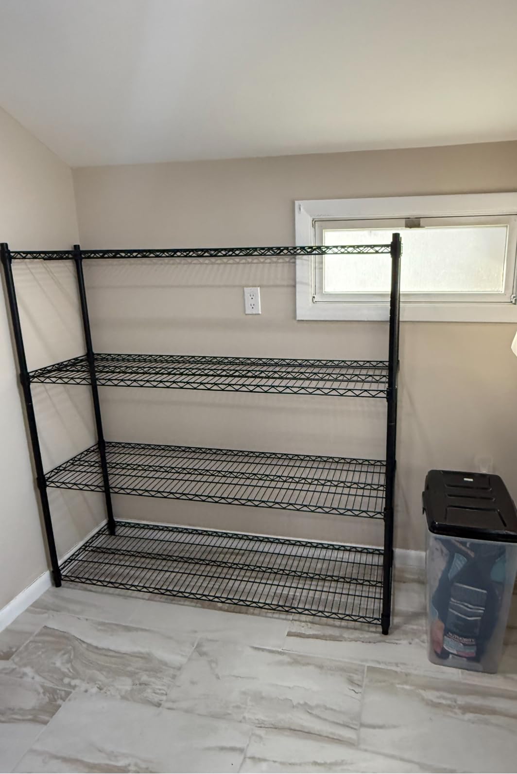 reibii 6-Tier Heavy Duty Wire Shelving Unit, 3840LBS Storage Shelf Rack | 3840 lbs capacity, commercial grade, 25mm steel rods, 3 reinforcing posts/layer, powder-coated, rust-proof, tool-free assembly customer photo 1