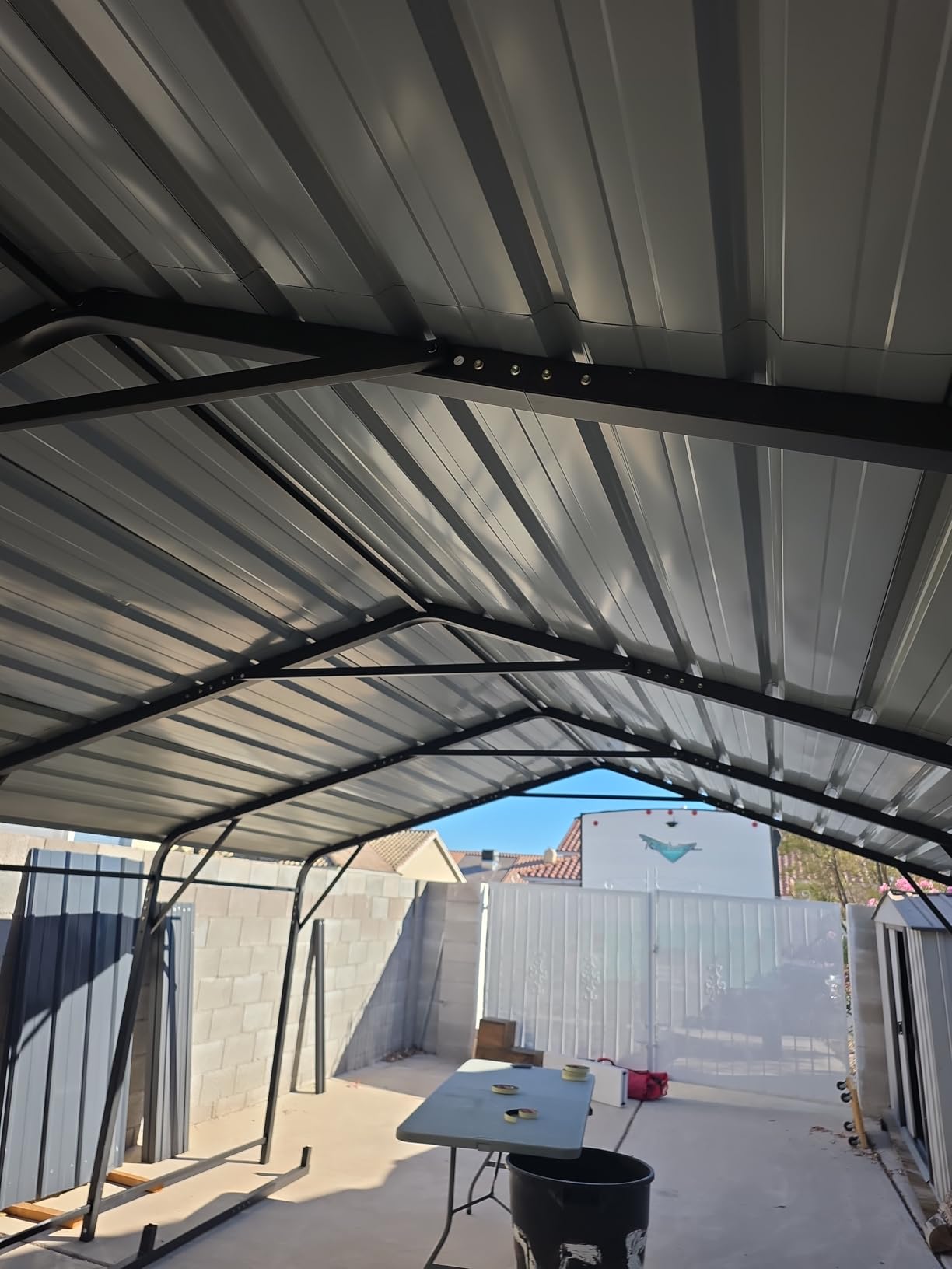 MFSTUDIO Metal RV Carport 14x35ft, Heavy Duty Carports Car Canopy Shelter customer photo 1