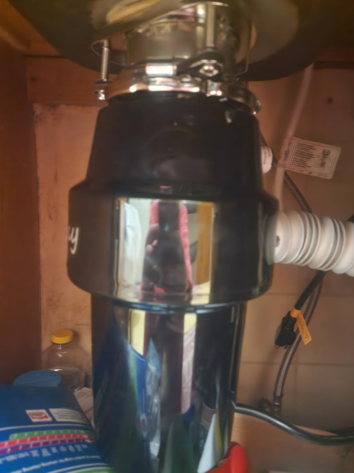 DC 1 HP Garbage Disposal Quiet 60dB with Power Cord, Continuous Feed customer photo 1