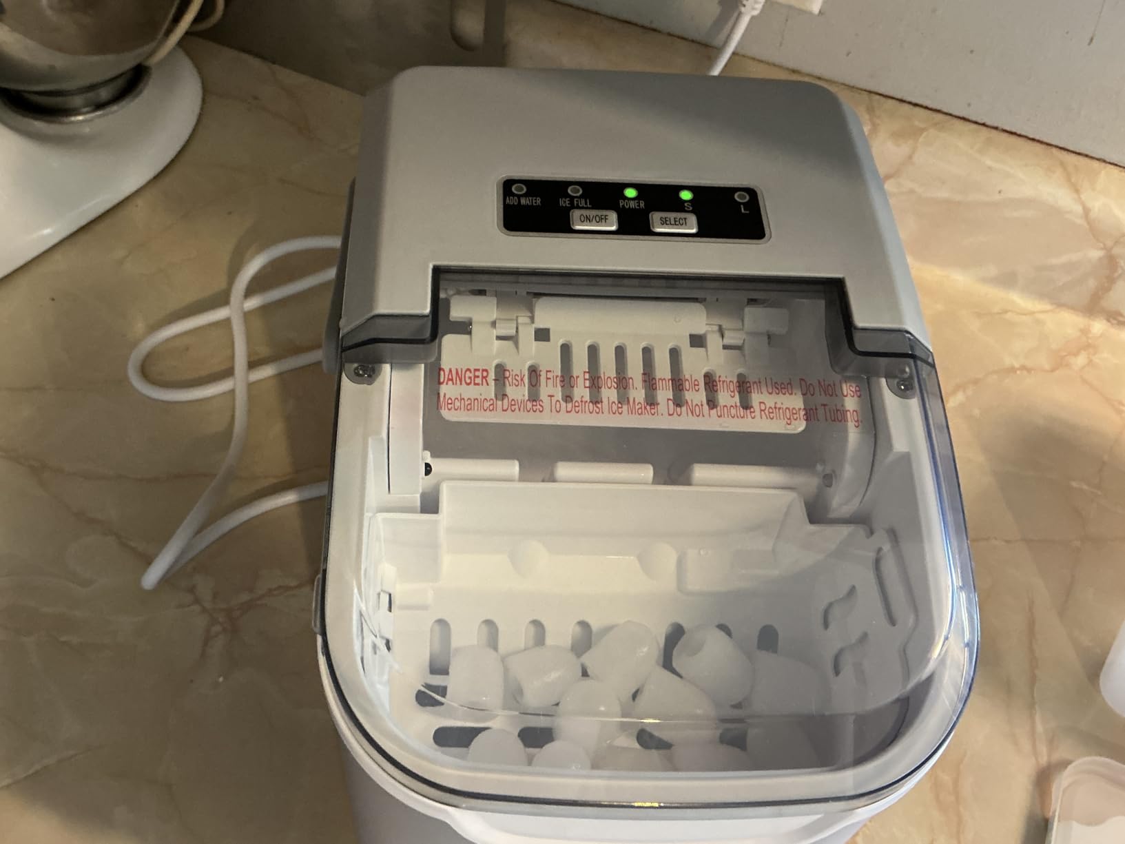Antarctic Star Countertop Ice Maker Machine, 26Lbs/Day Fastest 6‑Min Ice customer photo 1