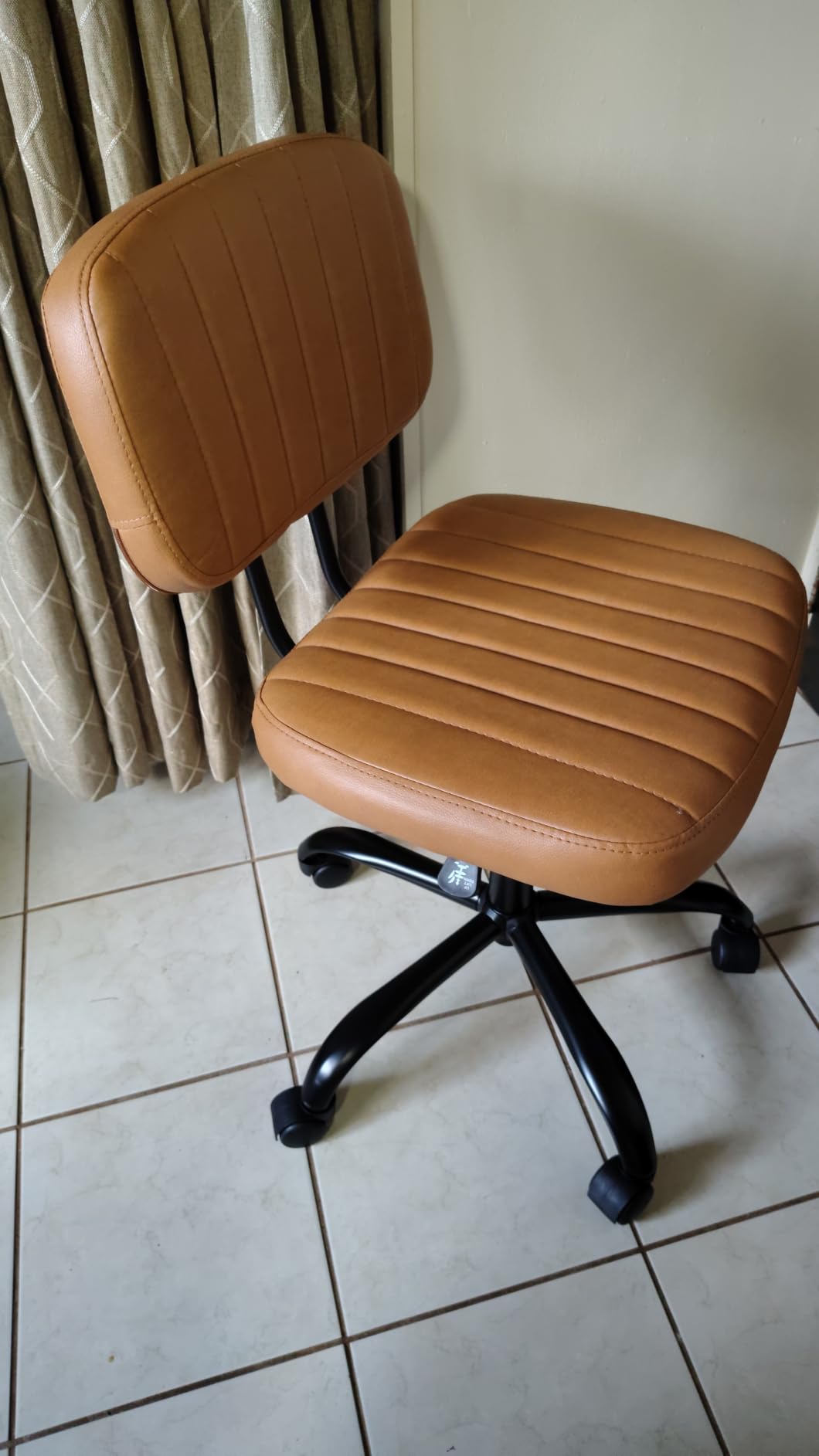 Sweetcrispy Office Desk Chair, Small Home Vanity Chair, Lumbar Support customer photo 1