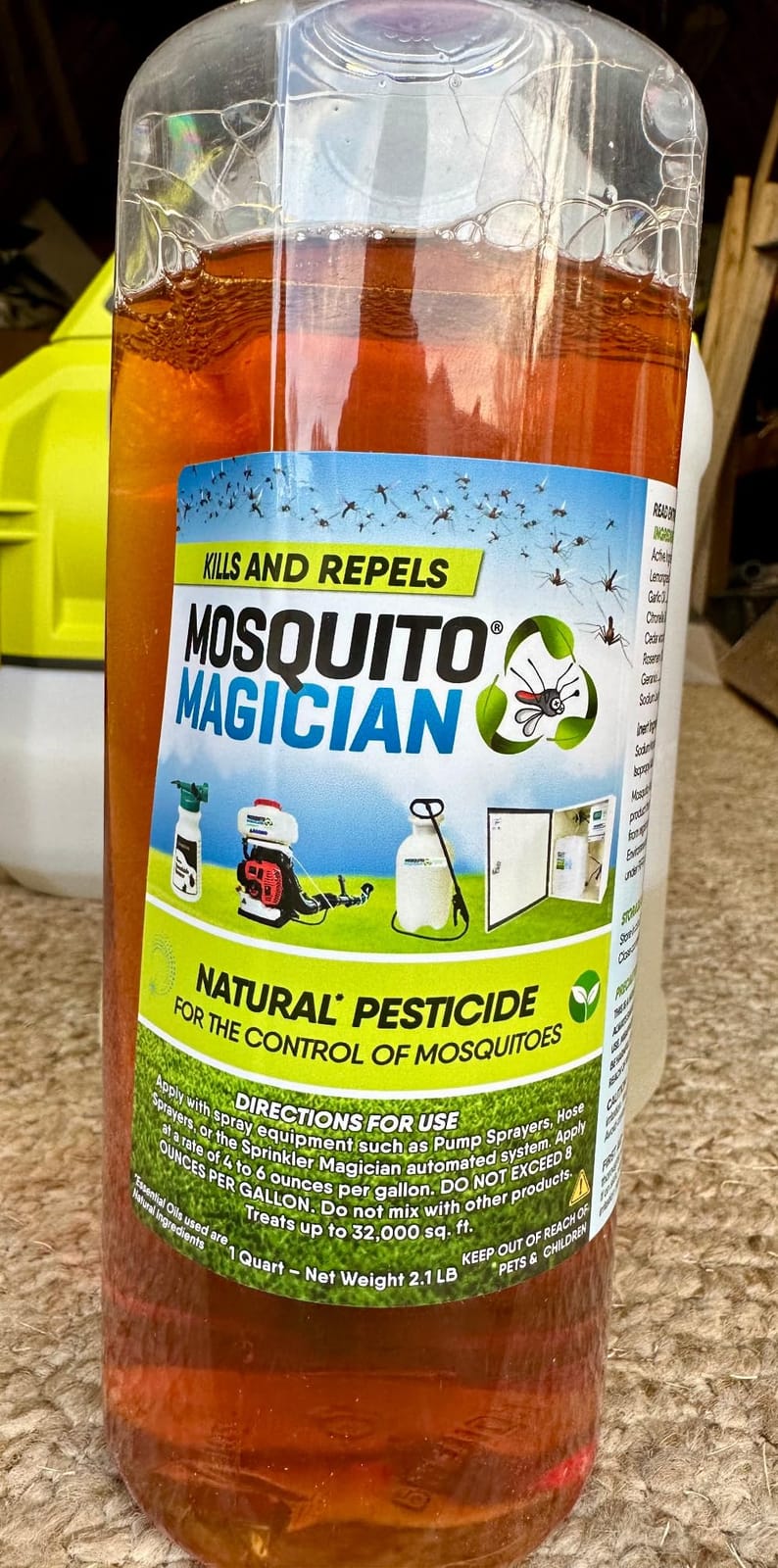 Mosquito Magician Liquid Concentrate - 32 OZ, Mint Scent customer photo 1