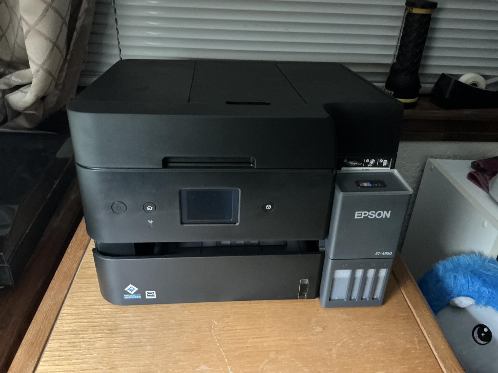Epson EcoTank ET-4950 Wireless Color All-in-One Supertank Printer - Black customer photo 1