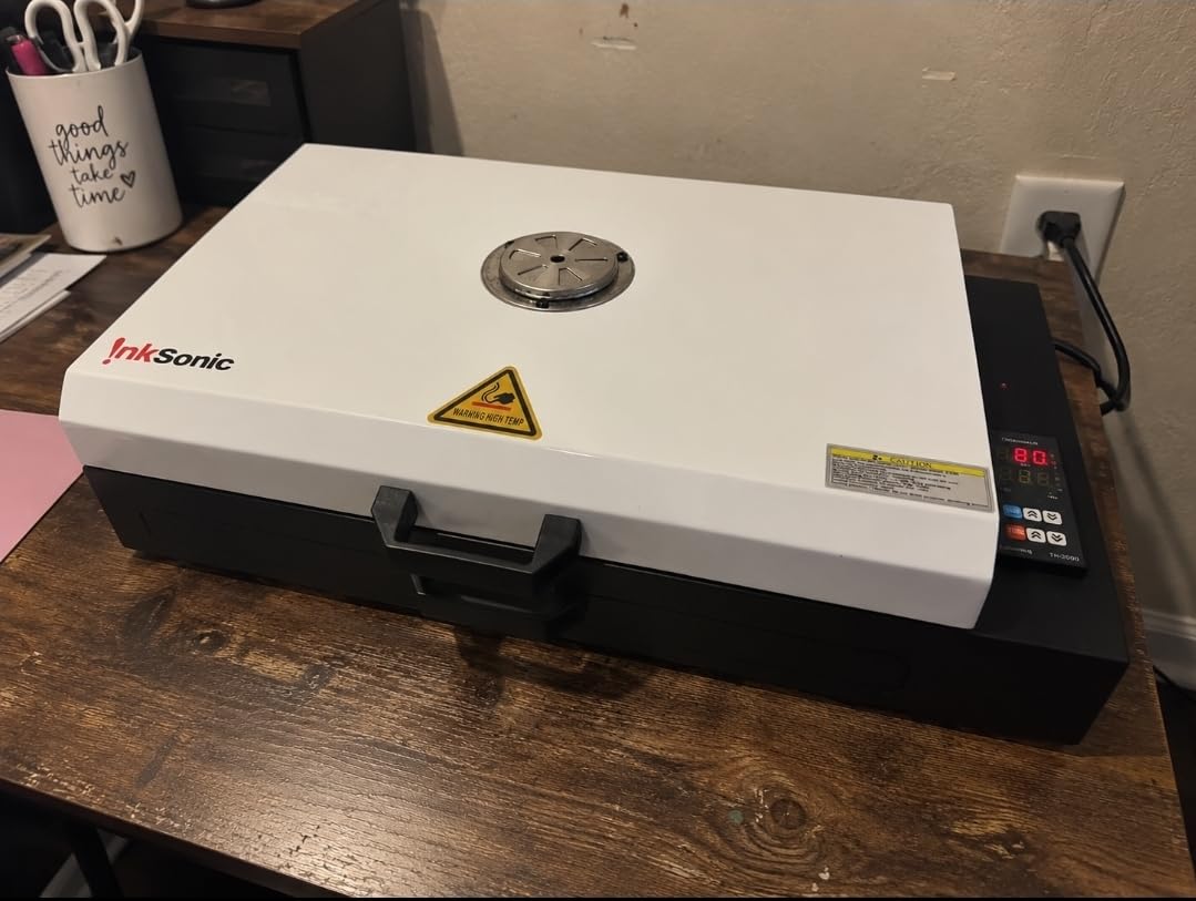 InkSonic A3 DTF Curing Oven Dryer, Infrared Heating, Time & Temp Control customer photo 1