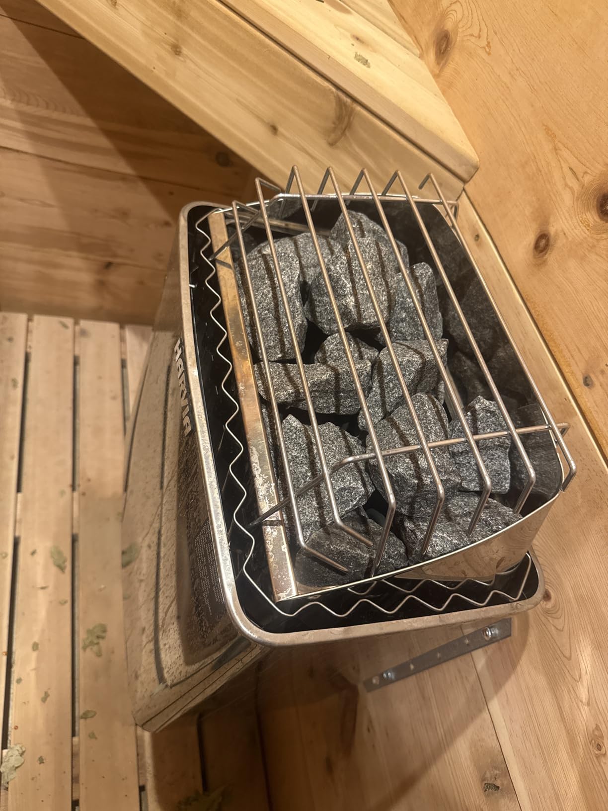 Harvia KIP80B, KIP Series, 8kW Sauna Heater, Built-in Controls (Sauna Stones Included) customer photo 2