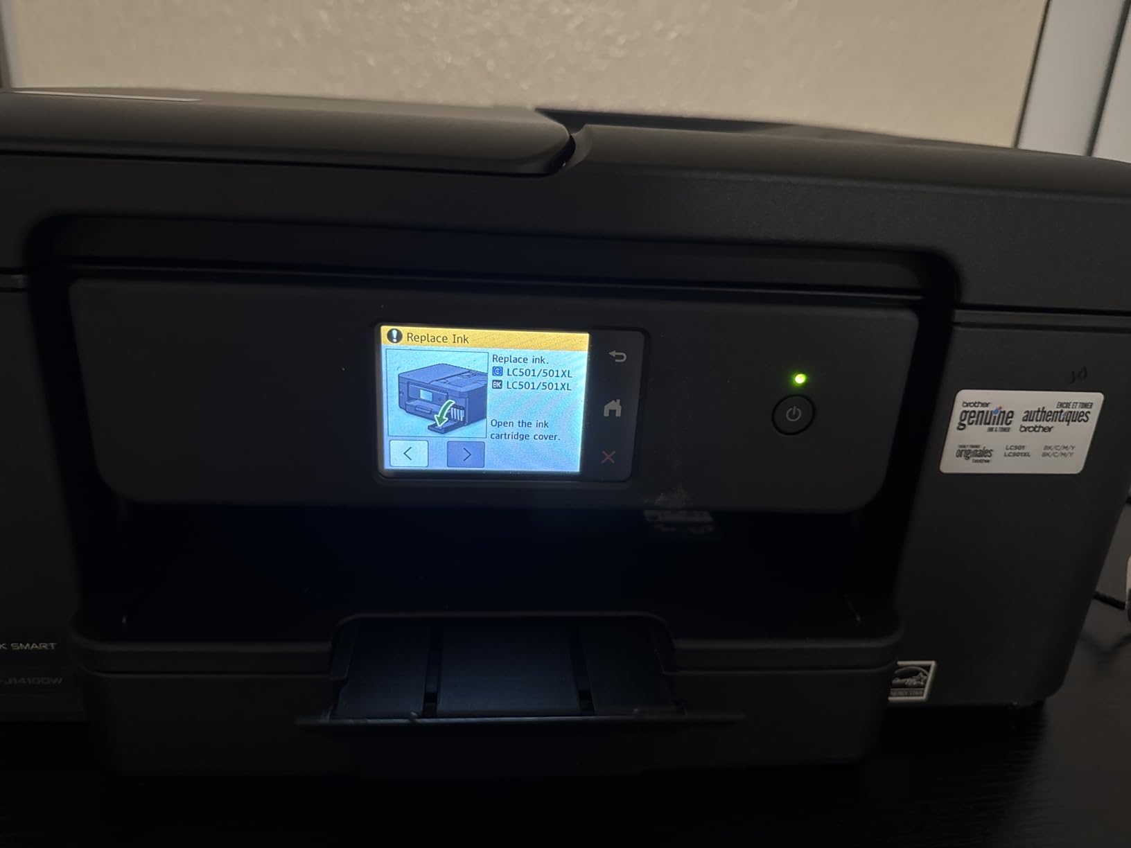 Brother Work Smart 1410 Wireless Color Inkjet All-in-One Printer with 2.7” Touchscreen and Automatic Duplex Printing | Includes Refresh Subscription Trial(1) (MFC-J1410DW) customer photo 1