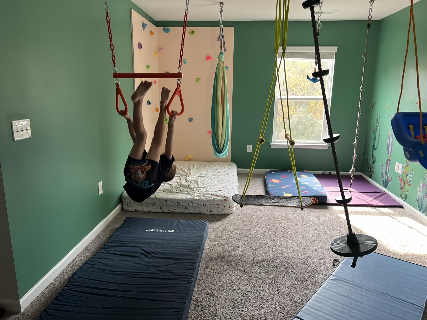 32 PCS Rock Climbing Wall for Kids,Rock Wall Climbing Holds,Adults Climbing Wall Grip Kits Holds Up to 230 lbs for Outdoor Indoor Home Playground Climbing Wall Holds customer photo 1
