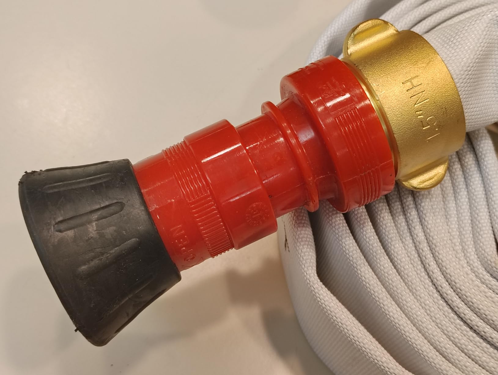 Fire Hose, 1-1/2 inches ID X 50 FT, Lined with EPDM, Lay Flat Water Hose customer photo 2