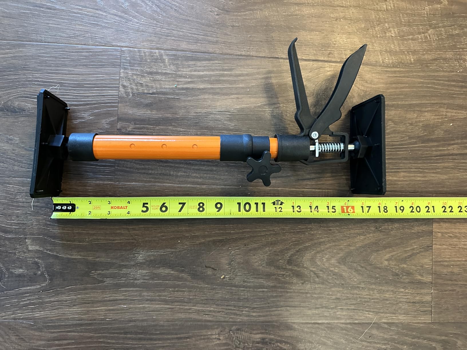Adjustable Support Pole - Cabinet Jack, Drywall Lift, 45-114 Adjustable Height, Supports Up to 154lbs, 3rd Hand, Cabinet Jacks for Installing Cabinets, Ceiling, Cargo Bars customer photo 1