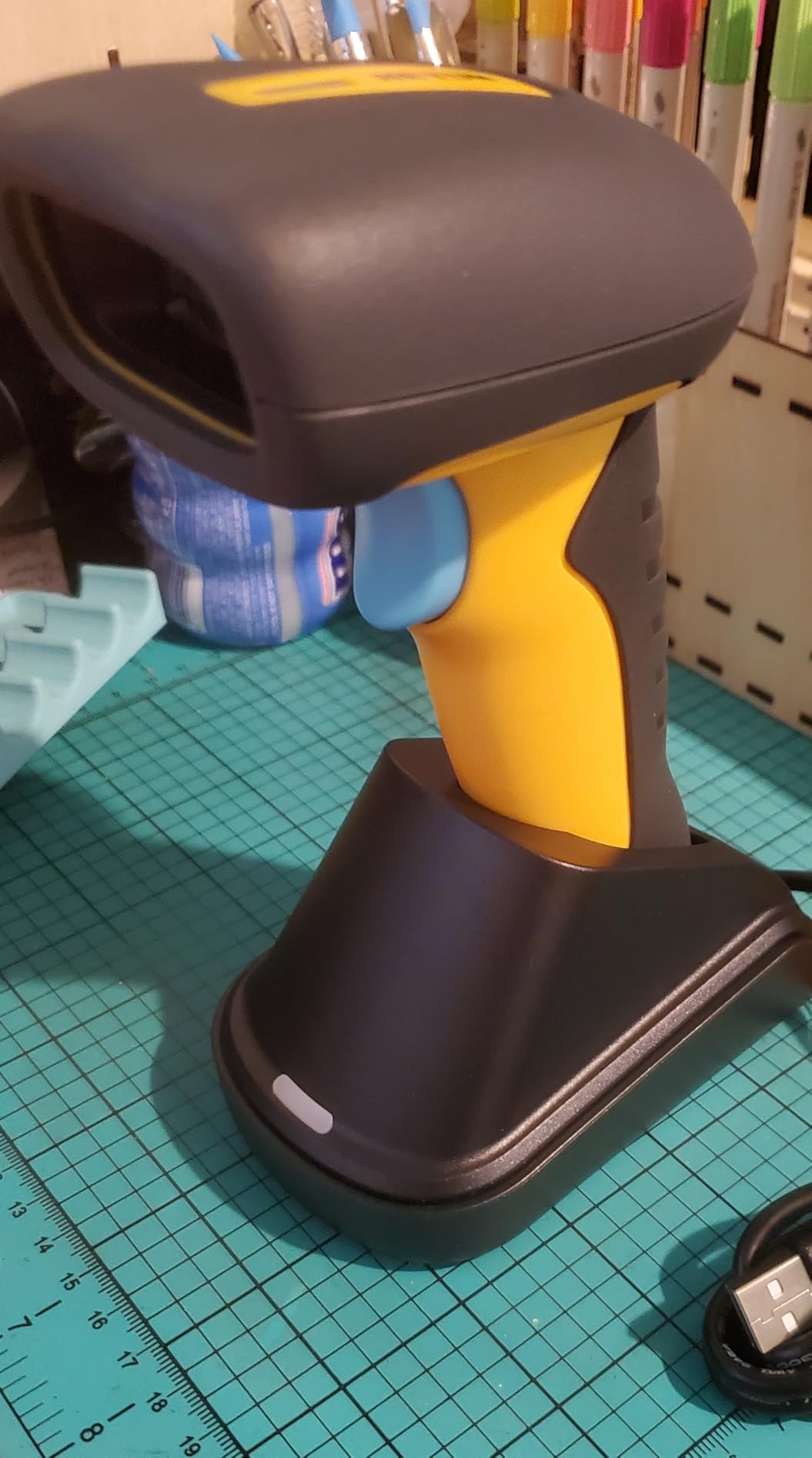 NETUM Upgraded QR Industrial Bluetooth Barcode Scanner with Charging Dock customer photo 1