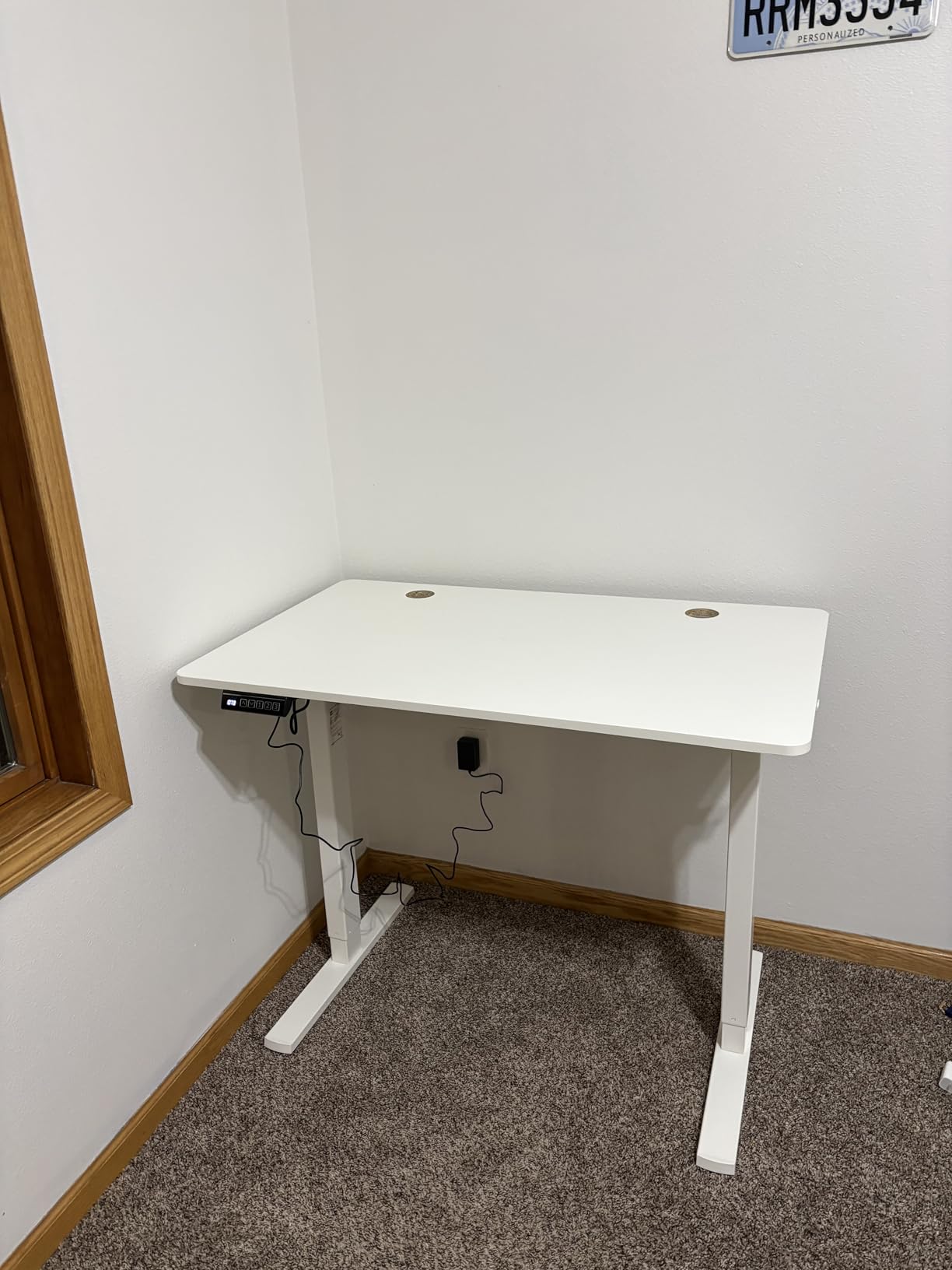 Sweetcrispy Electric Standing Desk, Computer Desk, 40x24 Inch customer photo 2