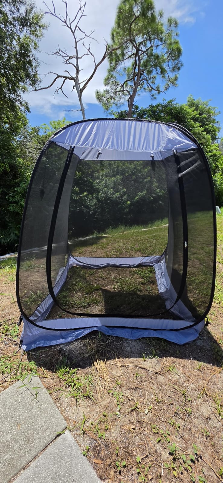 Alvantor Pop Up Screen House Tent, Instant Outdoor Gazebo with Mosquito Netting & UPF 50+ Sun Protection, Portable Canopy Shelter for Patio, Backyard, Camping (2-10 Person) customer photo 2