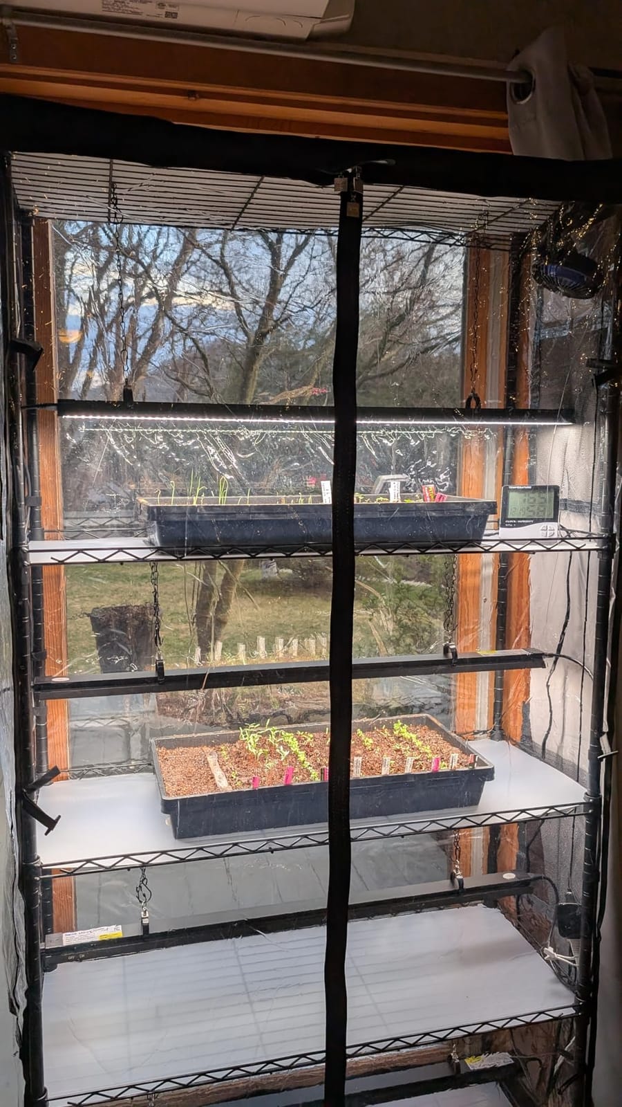 Barrina LP1200 Indoor Greenhouse with Grow Light, 5 Tier Stand with Tent customer photo 1
