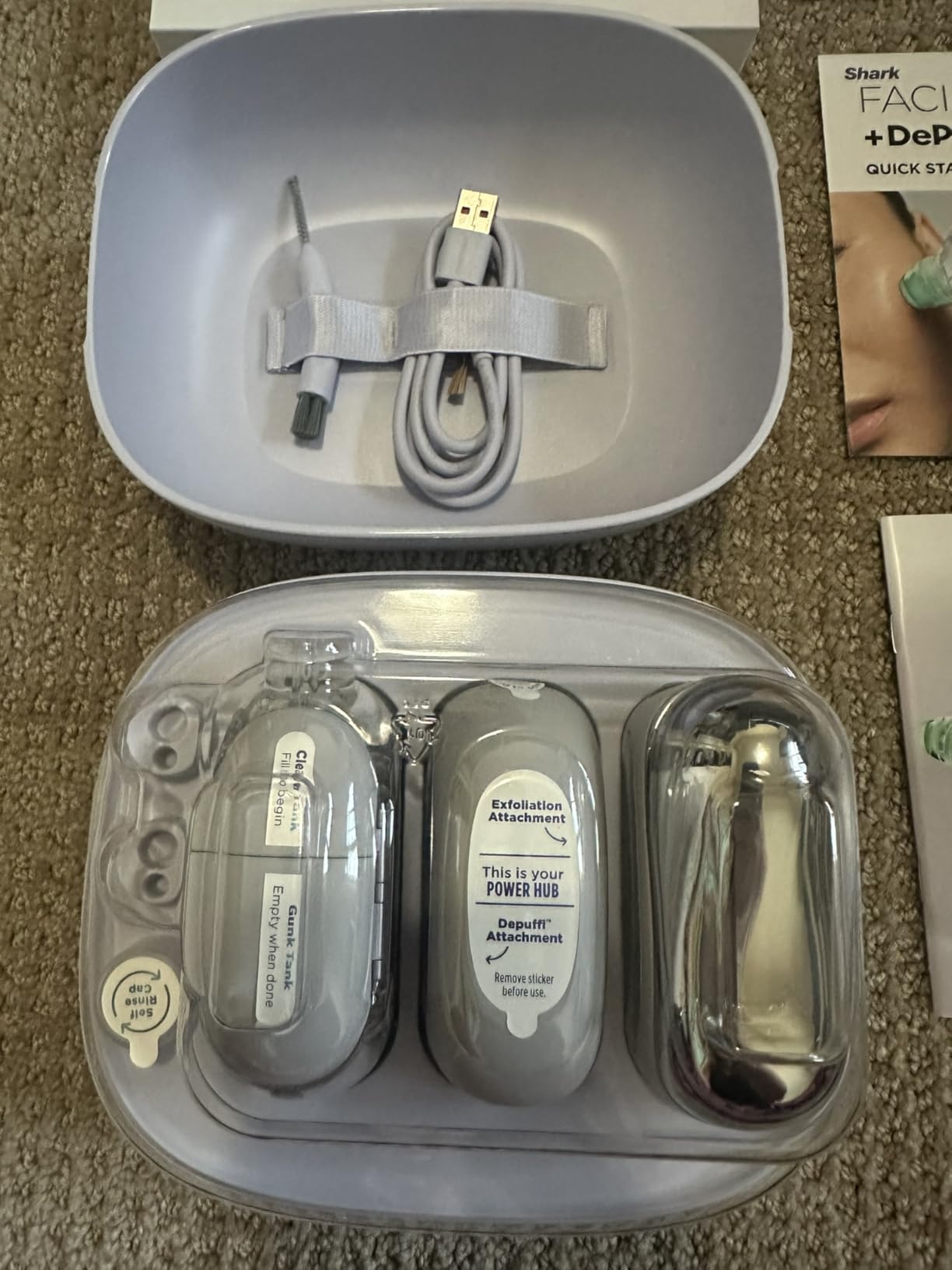 Shark FacialPro Glow + DePuffi 2-in-1 Facial & Contrast Therapy, FH320PL | Hydro-Powered Facial System + DePuffi Hot & Cold Therapy, Clinically Tested to Exfoliate, Hydrate & Depuff in 10 Minutes customer photo 1