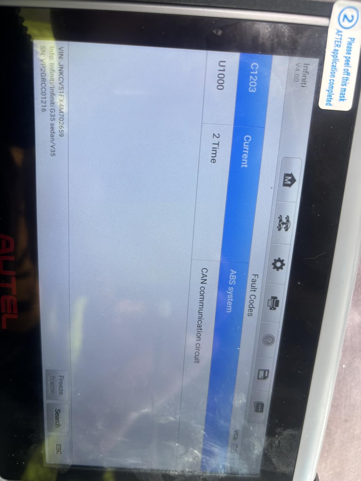 Autel Scanner MaxilM KM100 Diagnostic Tool, Lifetime Update, 700+ Model customer photo 1