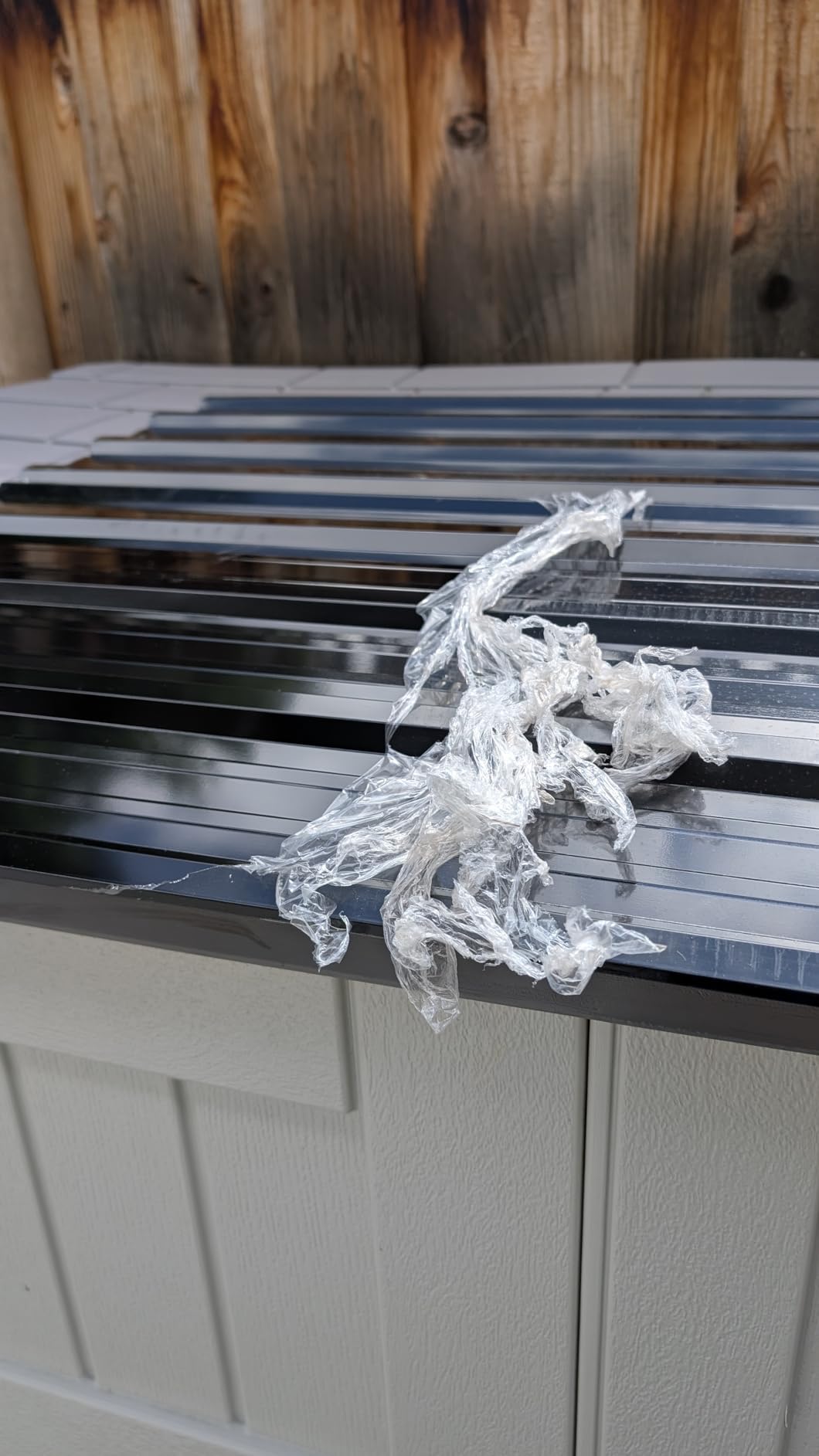 Brakki Metal Roofing Panels 10pcs 52.4 ft², Black Corrugated Roof Panels customer photo 1