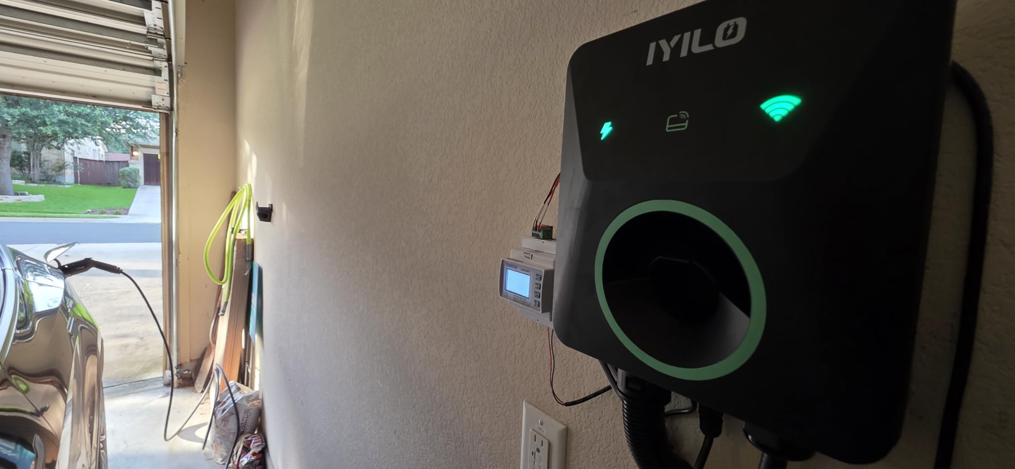 Level 2 EV Charger, 48Amp/11.5KW/240V, UL 2594, ETL & Energy Star | J1772 Wall EV Charger with Dual Temp Sensors, Power Sharing, Dynamic Load Balancing, Schedule Charging, RFID, Smart APP customer photo 1