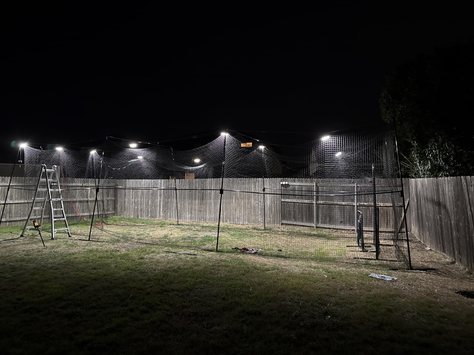 RIIFRILY Baseball Batting Cages for Backyard with Net and Frame, 20/30/40FT customer photo 2