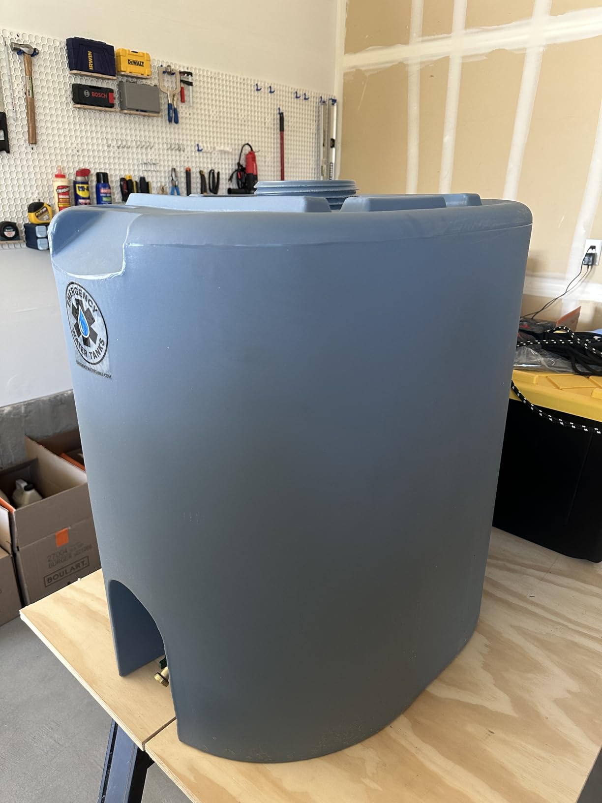 55 Gallon Stackable Emergency Water Storage Tank - Food Grade BPA-Free Water Container for Long-Term Home Preparedness customer photo 1