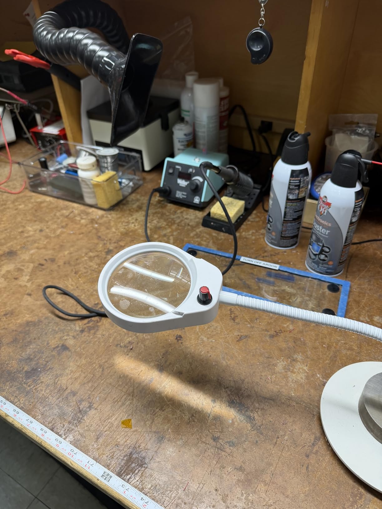 YC60 Solder Fume Extractor, 120m³/h-180m³/h Strong Suction, 3-Stage Filtration (HEPA+Carbon), High-Efficiency Solder Smoke Absorber with Speed Control, Fume Extractor for Desktop Soldering,Welding customer photo 2